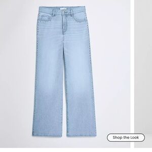 Loft Petite The Wide Leg Jean size 12 31